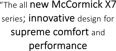 The all new McCormick X7 Tractor